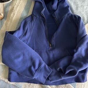 Scuba Oversized Half-Zip Hoodie